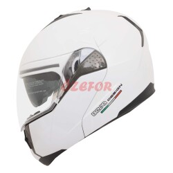 BEON- ÇENE AÇILIR VİZÖRLÜ KASK [B700] [BEYAZ] [L] - 1