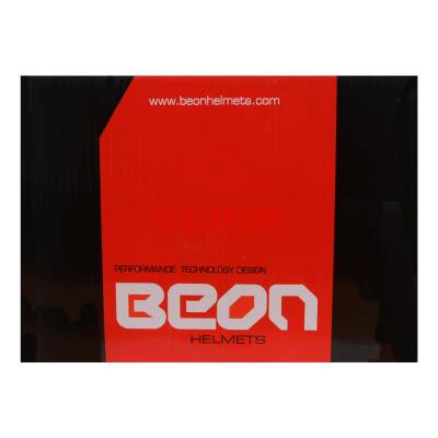 BEON- ÇENE AÇILIR VİZÖRLÜ KASK [B700] [BEYAZ-MAVİ] [B-SHOCK] [M] - 2