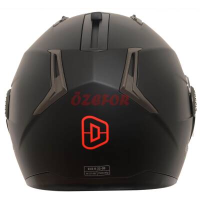 BEON- ÇENE AÇILIR VİZÖRLÜ KASK [B700] [MAT SİYAH] [L] - 4