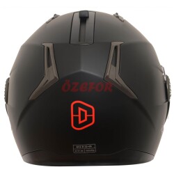 BEON- ÇENE AÇILIR VİZÖRLÜ KASK [B700] [MAT SİYAH] [XL] - 4