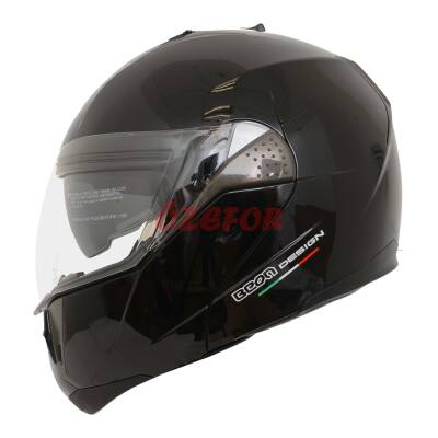 BEON- ÇENE AÇILIR VİZÖRLÜ KASK [B700] [SİYAH] [L] - 1