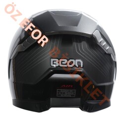 BEON- KAPALI KASK [FULL FACE]
[B507] [GRİ-SİYAH] [L] - 3