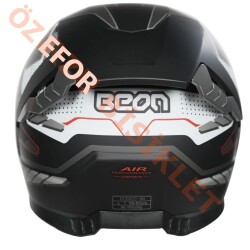 BEON- KAPALI KASK [FULL FACE]
[B507] [SİYAH-BEYAZ-GRİ] [M] - 3