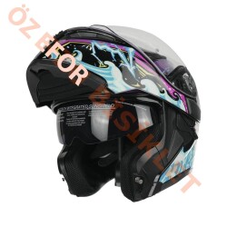 KC - ÇENE AÇILIR VİZÖRLÜ KASK [KC902] [BIG MONSTER] [M] - 1