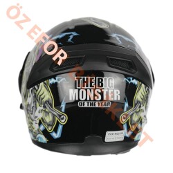 KC - ÇENE AÇILIR VİZÖRLÜ KASK [KC902] [BIG MONSTER] [M] - 3