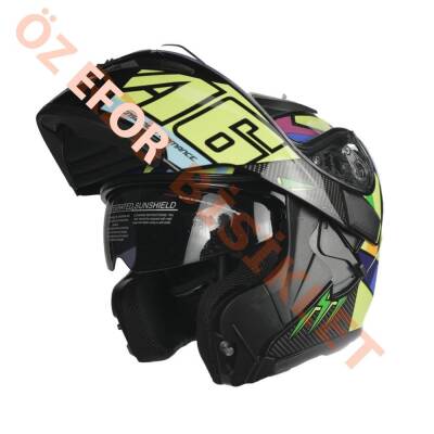 KC - ÇENE AÇILIR VİZÖRLÜ KASK [KC902] [ENSO 46] [S] - 1