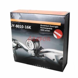 ÖN FAR ALÜMİNYUM 4 CREE LED Lİ 1600 LUMEN [ŞARJ EDİLEBİLİR PİL VE ŞARJ ALETİ DAHİ] JY-8010-16K - 2