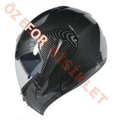 VRT - ÇENE AÇILIR VİZÖRLÜ KASK [MB808] [KARBON] [L] - 2