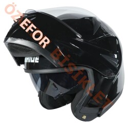 VRT - ÇENE AÇILIR VİZÖRLÜ KASK [MB808] [SİYAH] [L] - 1