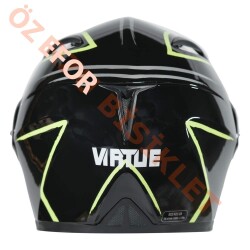 VRT - ÇENE AÇILIR VİZÖRLÜ KASK [MB808] [SİYAH - SARI] [L] - 3